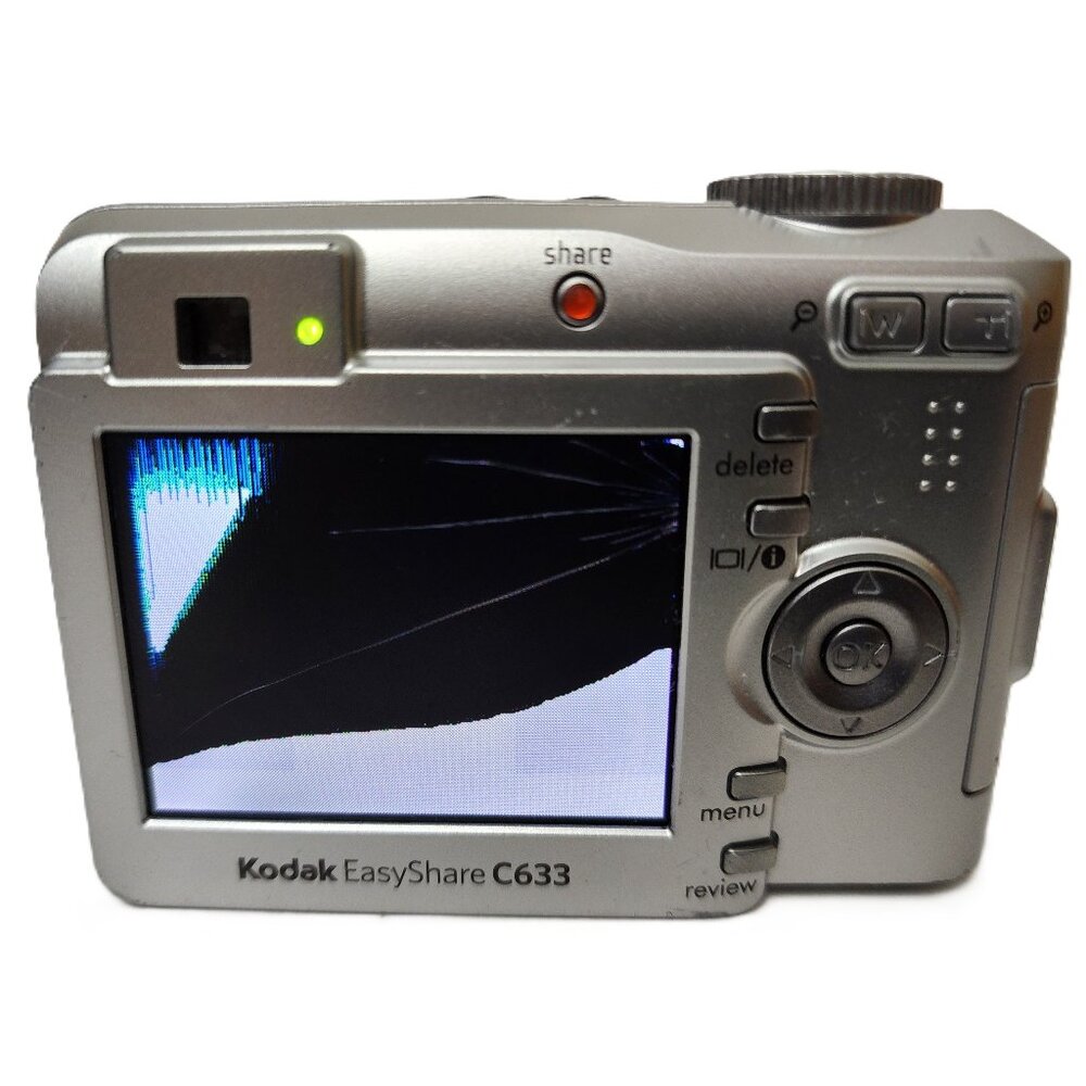 Kodak Digital Camera EasyShare C633 6.1MP Shown Tested/Cracked Screen PARTS - Picture 7 of 10